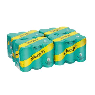 Schweppes Dry Lemon 24 x 200ml, supplied by Caterlink SA.