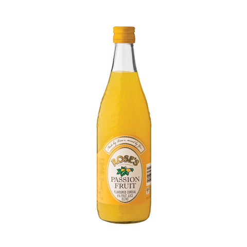 Roses Passion Fruit Cordial 750ml, supplied by Caterlink SA.