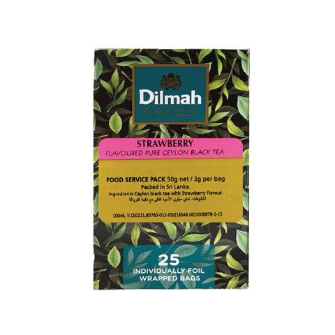 Dilmah Strawberry Tea 25's, supplied by Caterlink SA.