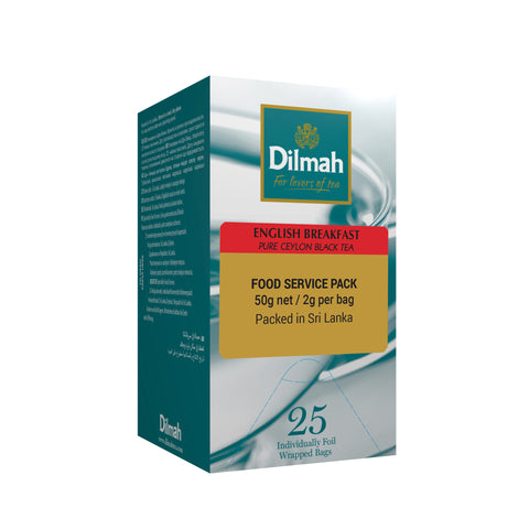 Dilmah English Breakfast Tea 25's, supplied by Caterlink SA.