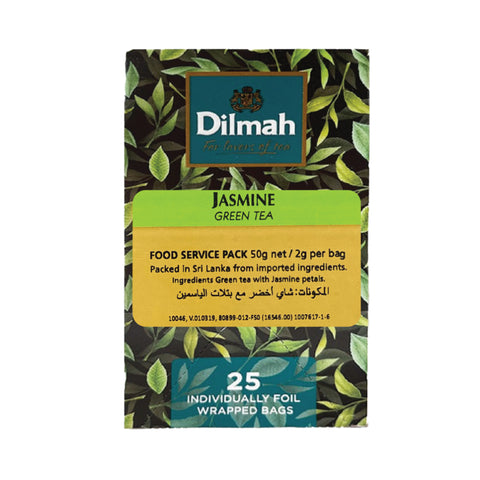 Dilmah Jasmine & Green Tea 25's, supplied by Caterlink SA.