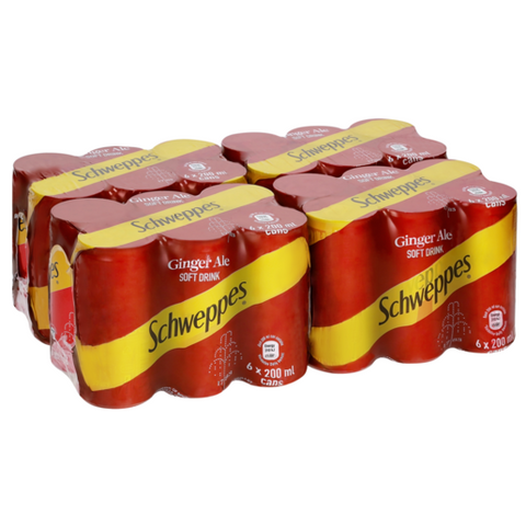 Schweppes Ginger Ale 24 x 200ml