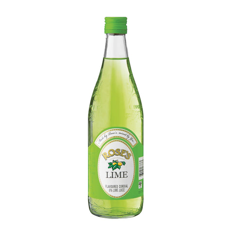 Roses Lime Cordial 750ml, supplied by Caterlink SA.