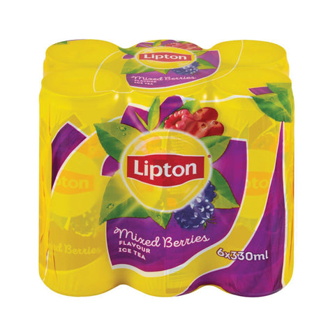 Lipton Berry/Rooibos Ice Tea 24 x 340ml, supplied by Caterlink SA.