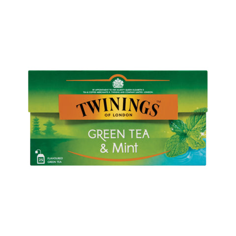 Twinings Grean&Mint 25s, supplied by Caterlink SA.