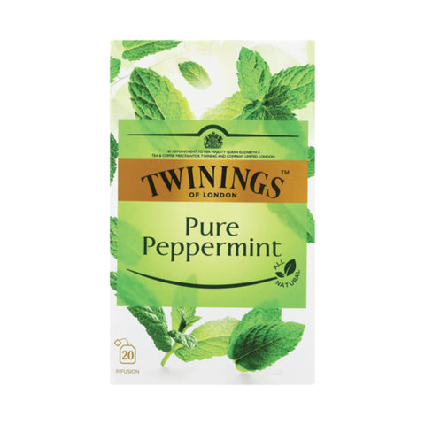 Twinings Pure Peppermint Tea, supplied by Caterlink SA.