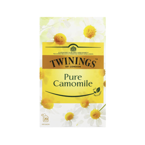 Twinings Pure Camomile Tea, supplied by Caterlink SA.