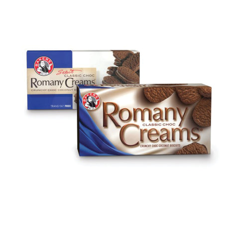 Bakers Romany Creams Biscuits 200g, supplied by Caterlink SA.