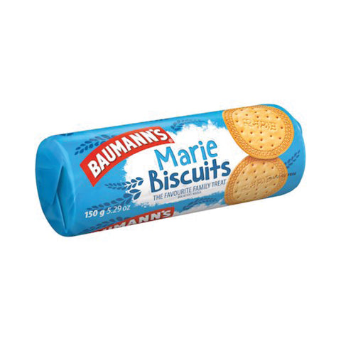 Baumann's Marie Biscuits 150g, supplied by Caterlink SA.