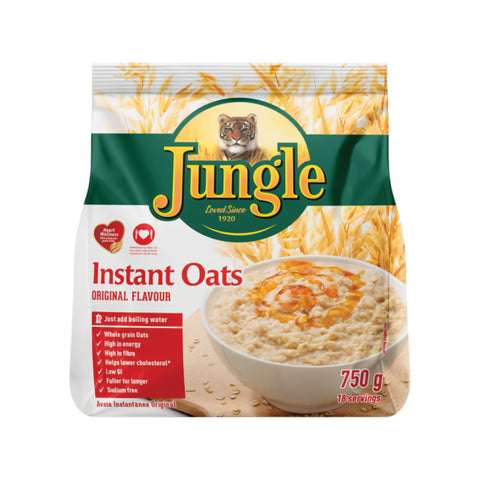 Jungle Oats Instant 750g, supplied by Caterlink SA.