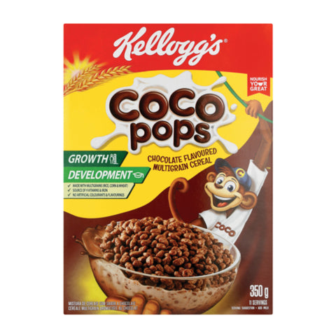 Kellogg's Coco Pops 350g, supplied by Caterlink SA.