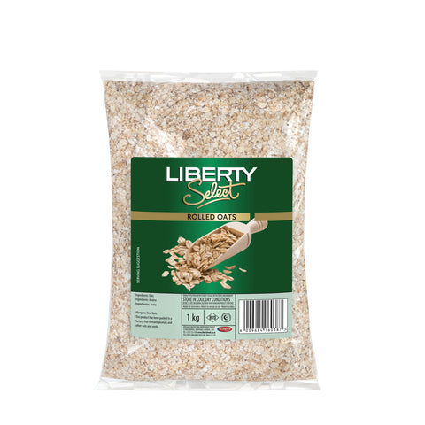 Liberty Rolled Oats 1kg, supplied by Caterlink SA.