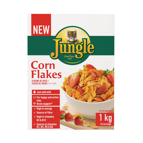 Jungle Cornflakes 1kg, supplied by Caterlink SA.