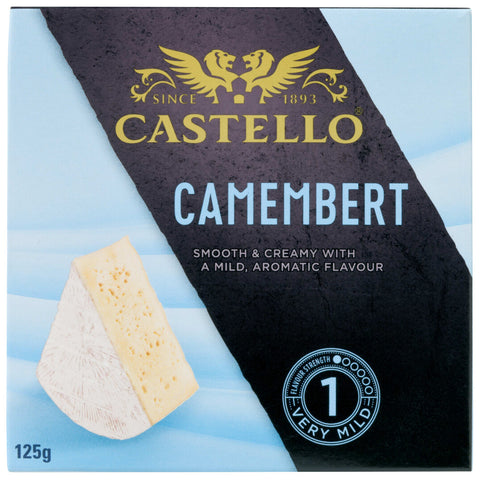 Castello Camembert Cheese 125g, supplied by Caterlink SA.