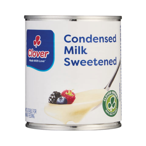 Clover Condensed Milk, supplied by Caterlink SA.