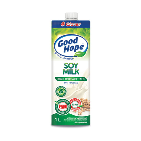 Good Hope soy milk unsweetened supplied by Caterlink SA