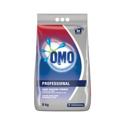 Omo Hand Washing Powder 9kg, supplied by Caterlink SA.