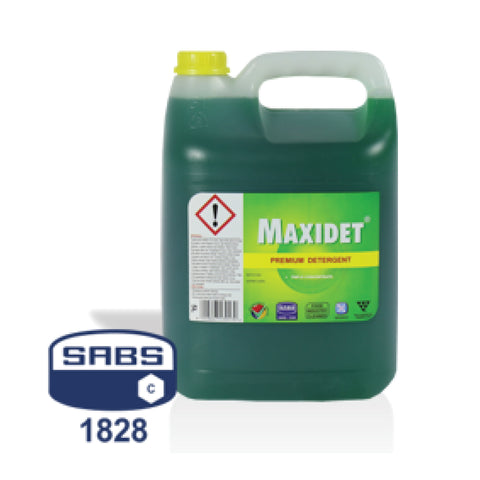 Maxidet Dishwash Liquid 5lt, supplied by Caterlink SA.