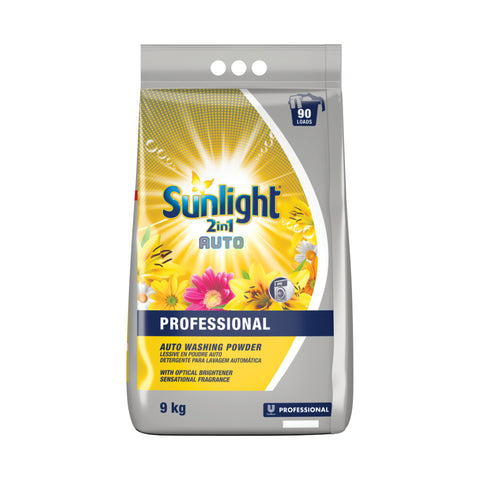 Sunlight Auto Washing Powder 9kg, supplied by Caterlink SA.