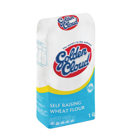 Golden Cloud Self raising Flour 1kg, supplied by Caterlink SA.