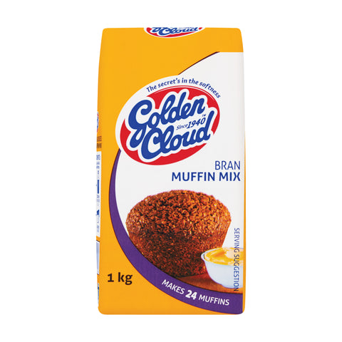 Golden Cloud Bran Muffin Mix 1kg, supplied by Caterlink SA.