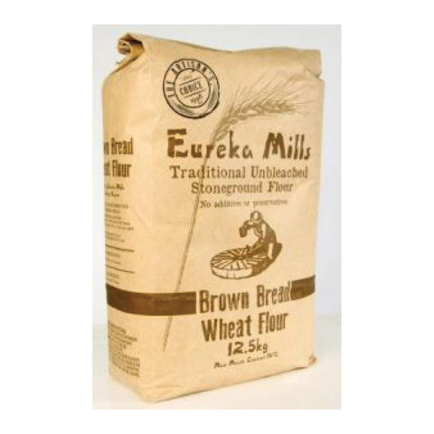 Eureka Stoneground Brown Flour 12.5kg, supplied by Caterlink SA.