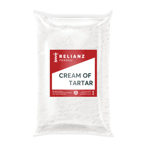 Relianz Cream of Tartar 1kg, supplied by Caterlink SA.