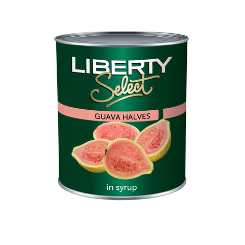 Liberty Guava Halves 3kg, supplied by Caterlink SA.