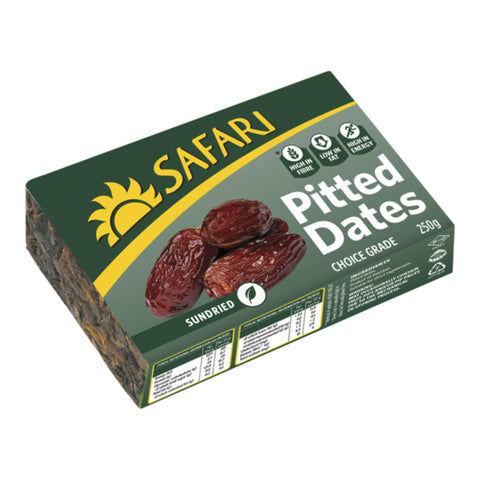 Dates Dried Fruit 250g, supplied by Caterlink SA.