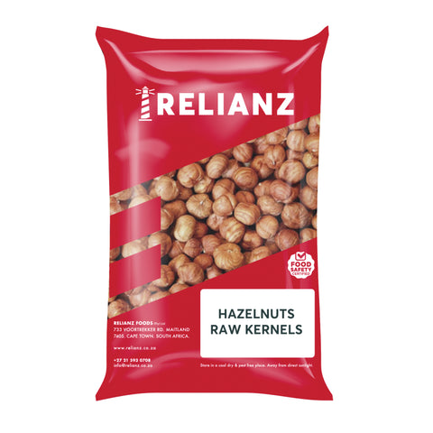 Relianz Hazel Nuts Skin On 1kg, supplied by Caterlink SA.