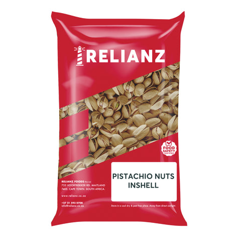 Relianz Pistachios Nuts in Shell 1kg, supplied by Caterlink SA.