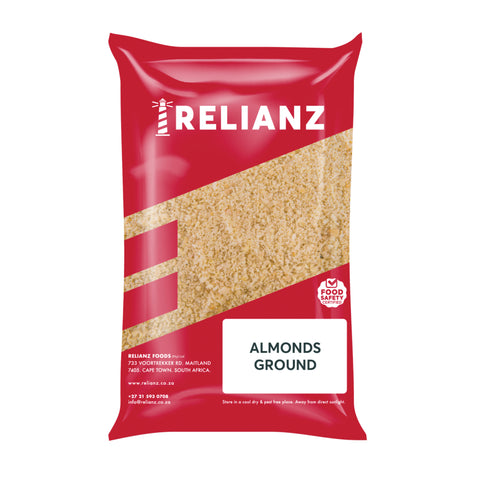 Relianz Almond Nuts Ground 1kg, supplied by Caterlink SA.