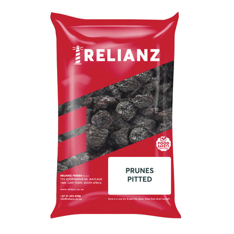 Relianz Dried Fruit Pitted Prunes 1kg, supplied by Caterlink SA.