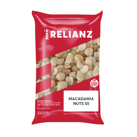 Relianz Macadamia Nuts 1kg, supplied by Caterlink SA.