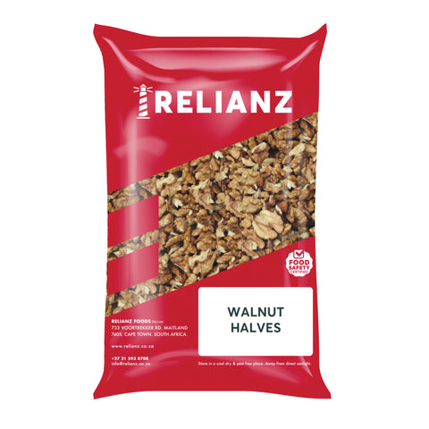 Relianz Walnuts Halves 1kg, supplied by Caterlink SA.