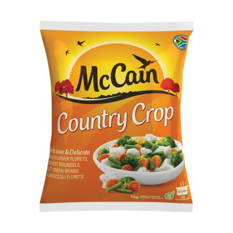 McCain Frozen Country Crop Mix 6 x 1kg, supplied by Caterlink SA.