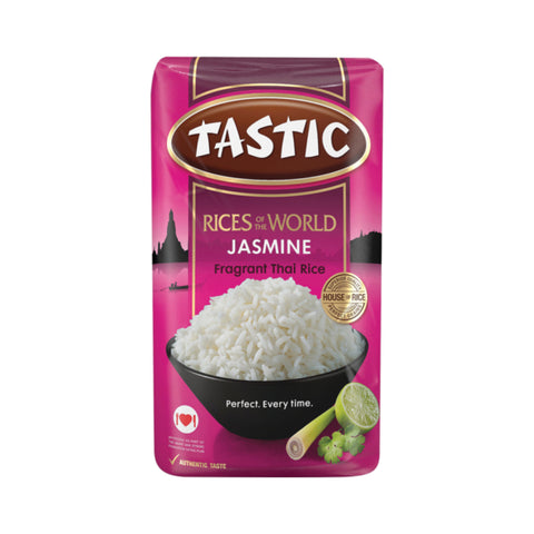 Tastic Jasmine Fragrant Rice 2 kg, supplied by Caterlink SA.