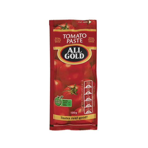 All Gold Tomato Paste 100g, supplied by Caterlink SA.