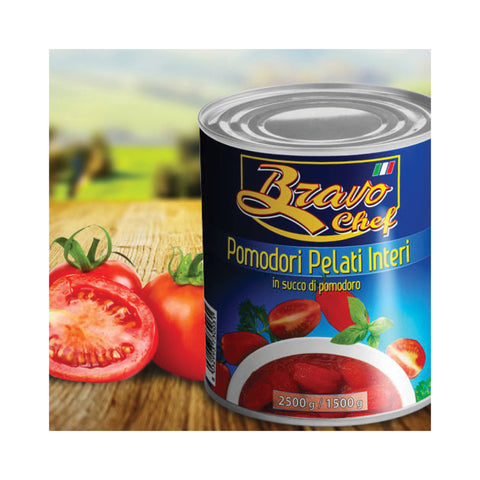 Italian Whole Peeled Tomatoes 2.25kg, supplied by Caterlink SA.