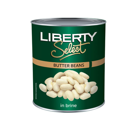 Liberty Butter Beans 3kg, supplied by Caterlink SA.