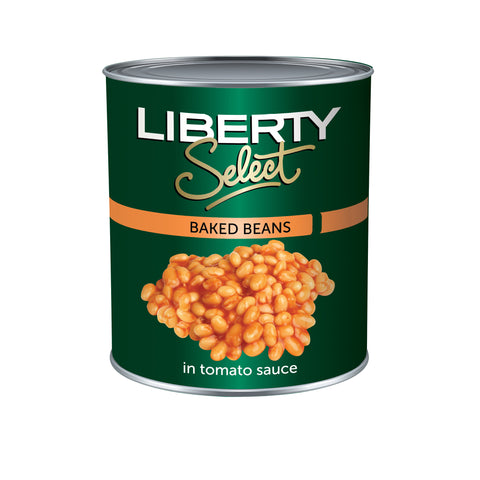 Liberty Baked Beans in Tomato Sauce 3kg, supplied by Caterlink SA.