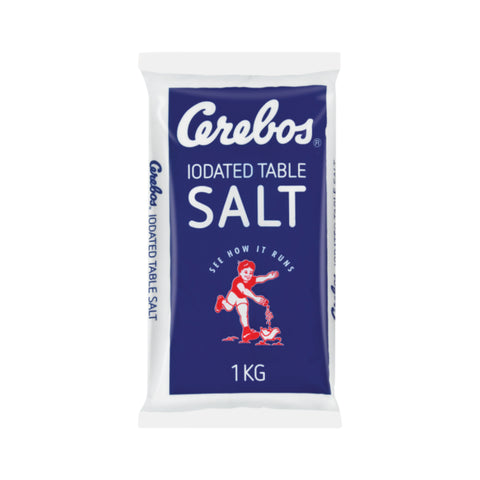 Cerebos Iodate Table Salt 1kg, supplied by Caterlink SA.