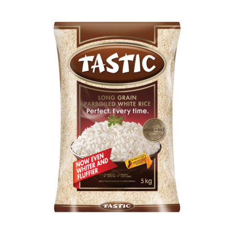 Tastic Rice 5kg, supplied by Caterlink SA.