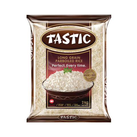 Tastic Rice 2kg, supplied by Caterlink SA.