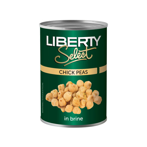 Liberty Chick Peas 400g, supplied by Caterlink SA.