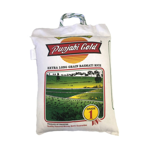 Punjabi Gold Basmati Rice 5kg, supplied by Caterlink SA.