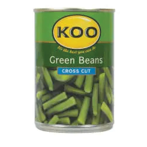 KOO Green Beans 425g, supplied by Caterlink SA.