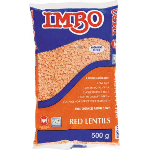 Imbo Red Lentils 500g