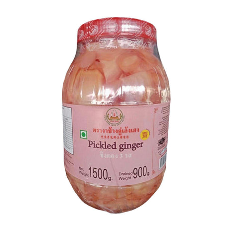 Twin Tusk Leng Heng Brand Pickled Ginger 3.3kg, supplied by Caterlink SA.