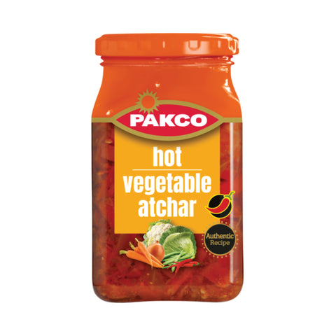 Pakco Hot Atchar 385g, supplied by Caterlink SA.